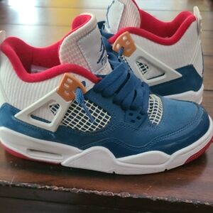 Boys Air Jordan 4s Retro Messy Room Edition.